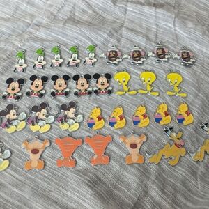 Disney Character Charms Lot